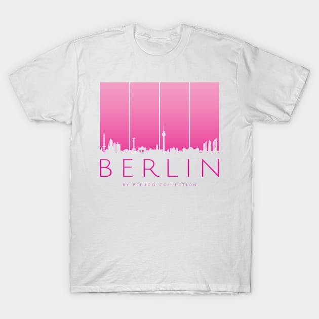 Skyline Berlin Pink T-Shirt by PCollection